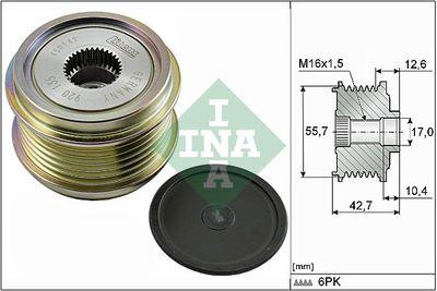 Frikopplingsnav - Frihjulskoppling, generator INA 535 0276 10