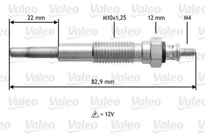 Glödstift - Glödstift VALEO 345148