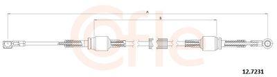 Kabel, manuell växellåda - Vajer, manuell transmission COFLE 92.12.7231