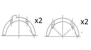 Tryckbrickor - Distansskiva, vevaxel FAI AUTOPARTS BT3015-STD