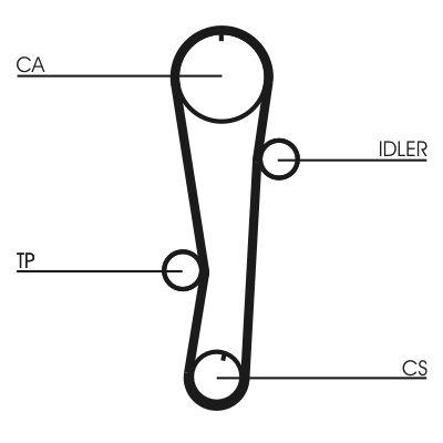 Vattenpump + kamremssats - Vattenpump + kuggremssats CONTINENTAL CTAM CT942WP1