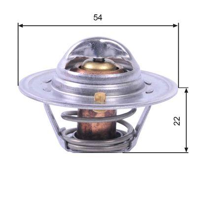 Termostat - Termostat, kylmedel GATES TH12888G1