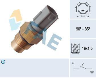 Temperaturfläkt, kylarradiatorfläkt - Termokontakt, kylarfläkt FAE 36712