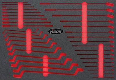Verktygslådor - Skuminlägg, sortimentlåda VIGOR V6643-L