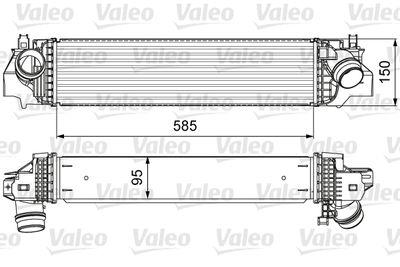 Intercooler - Laddluftkylare VALEO 818640