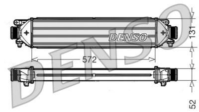 Intercooler - Laddluftkylare DENSO DIT09109