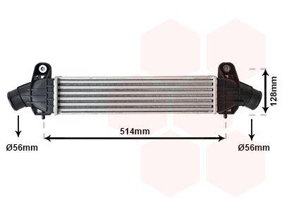 Intercooler - Laddluftkylare VAN WEZEL 18004341