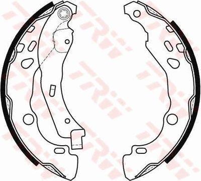 Bromsbackar - Bromsbackar, sats TRW GS8455