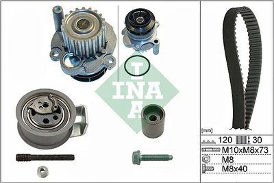 Vattenpump + kamremssats - Vattenpump + kuggremssats INA 530 0091 31