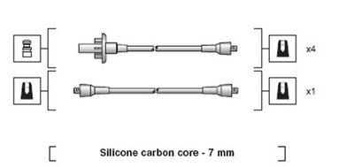 Tändkabel - Tändkabelsats MAGNETI MARELLI 941318111013