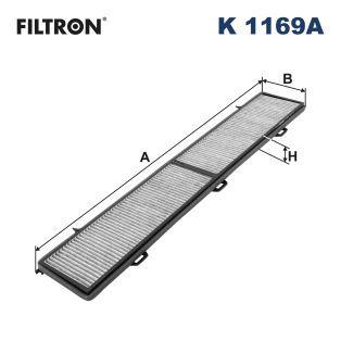 Pollenfilter - Filter, kupéventilation FILTRON K 1169A