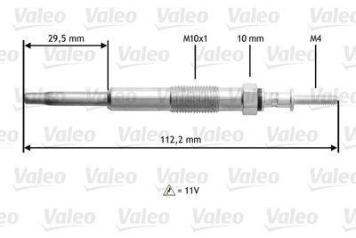 Glödstift - Glödstift VALEO 345135