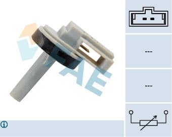 Sändare, inomhustemperatur - Sensor, innertemperatur FAE 33870