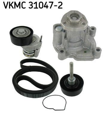 Vattenpump + serpentinremsats - Vattenpump + spårremssats SKF VKMC 31047-2