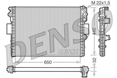 Kylare - Kylare, motorkylning DENSO DRM12001