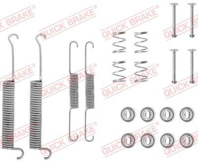 Bromstrummedelar - Tillbehörssats, bromsbackar QUICK BRAKE 105-0504