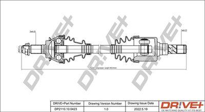 Drivaxel - Drivaxel DR!VE+ DP2110.10.0423