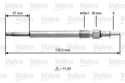 Glödstift - Glödstift VALEO 345121