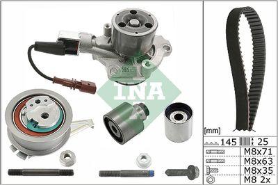 Vattenpump + kamremssats - Vattenpump + kuggremssats INA 530 0650 30