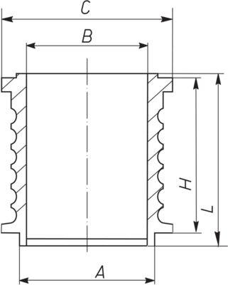 Cylindermantel - Cylinderhylsa MAHLE 004 WR 22 00