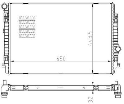 Kylare - Kylare, motorkylning NRF 550081