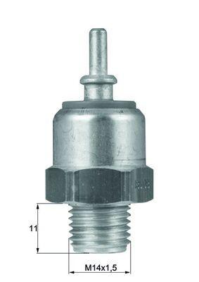 Temperaturfläkt, kylarradiatorfläkt - Termokontakt, kylarfläkt MAHLE TSW 43D