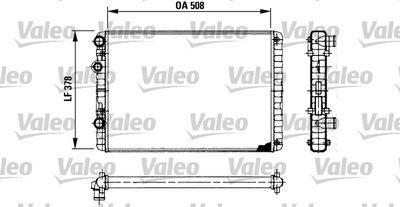 Kylare - Kylare, motorkylning VALEO 730954