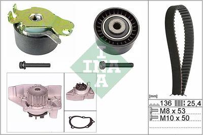 Vattenpump + kamremssats - Vattenpump + kuggremssats INA 530 0236 30