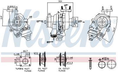 Turboaggregat - Laddare, laddsystem NISSENS 93607