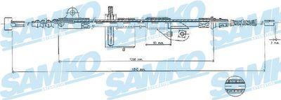 Parkeringsbromskablar - Vajer, parkeringsbroms SAMKO C0502B