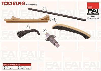 Kamkedjesats - Transmissionskedjesats FAI AUTOPARTS TCK161NG