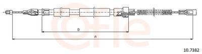 Parkeringsbromskablar - Vajer, parkeringsbroms COFLE 92.10.7382