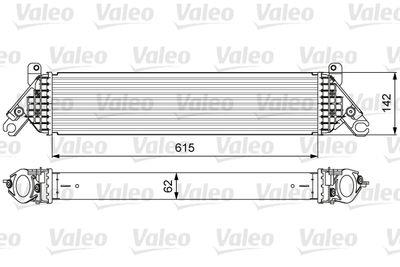 Intercooler - Laddluftkylare VALEO 818630