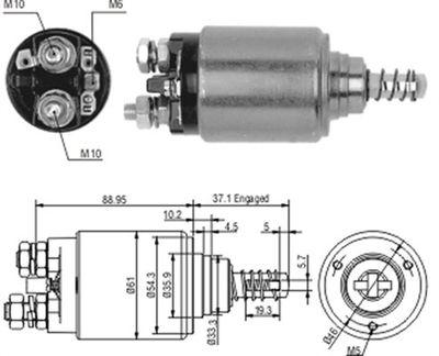 Startsolenoid - Solenoid, startmotor MAGNETI MARELLI 940113050186