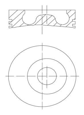 Kolv - Kolv MAHLE 101 97 10