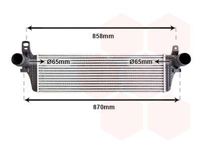 Intercooler - Laddluftkylare VAN WEZEL 58004313