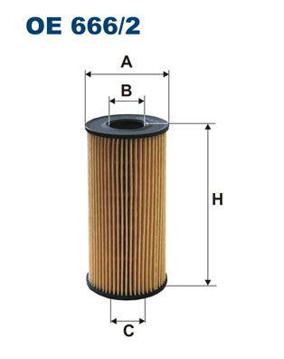 Oljefilter - Oljefilter FILTRON OE 666/2