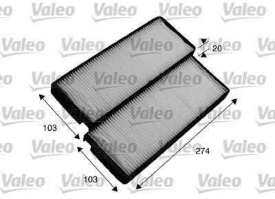 Pollenfilter - Filter, kupéventilation VALEO 715536