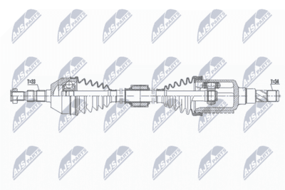 Drivaxel - Drivaxel NTY NPW-DW-029