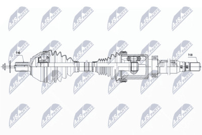 Drivaxel - Drivaxel NTY NPW-VV-042