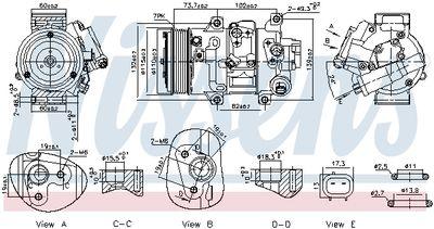 A/C-kompressor - Kompressor, klimatanläggning NISSENS 891069