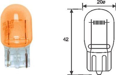 Blinkerslampa - Glödlampa, blinker MAGNETI MARELLI 002052300000