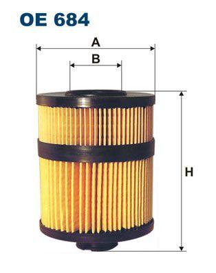 Oljefilter - Oljefilter FILTRON OE 684