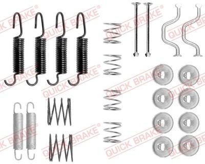 Handbroms delar - Tillbehörssats, bromsbackar, parkeringsbroms QUICK BRAKE 105-0816