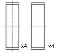 Vevaxellager - Vevstakslager FAI AUTOPARTS BB2040-STD