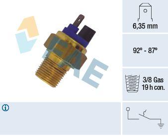 Temperatursensor för kylfläkt - Termokontakt, kylarfläkt FAE 37651