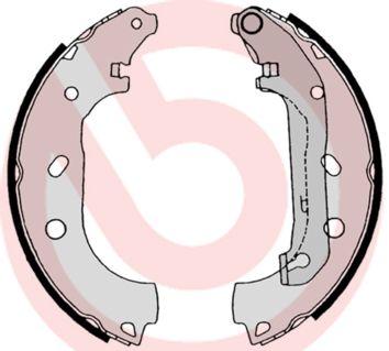 Bromsbackar - Bromsbackar, sats BREMBO S 24 539