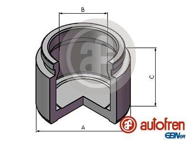 Bromsok delar - Kolv, bromsok AUTOFREN SEINSA D025841