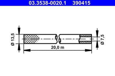 Universalslangar / rör - Slang ATE 03.3538-0020.1