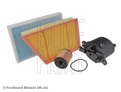 Filtersatser för service - Delsats, serviceinspektion BLUE PRINT ADJ132133